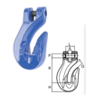 Grade 100, V10 Clevis Grab Hook.