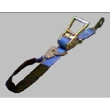 Ratchet strap with axle strap combo blue Axle strap with ratchet combo blue