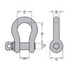 Screw Pin Anchor Shackle Diagram