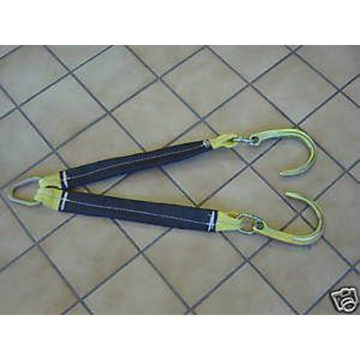 8" Nylon J 2 ft V Bridle with Fitting Axle Strap Nylon 8" J 2 ft V Bridle w/ Fitting Axle Strap
