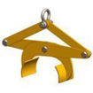 Bar tong adjustable for lifting round bars