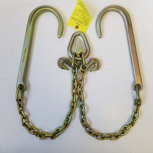 V Strap with long J hooks - Grade 70