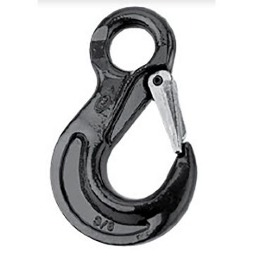 Peer Lift Eye Sling Hook w/ Latch, G80 3/8" 3/8" Grade 80 Eye Sling Hooks with Latch