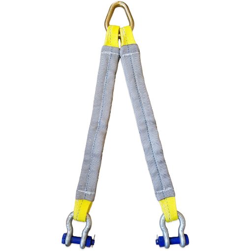 V Bridle Nylon 2 ft. The eliminator tow dolly tow strap